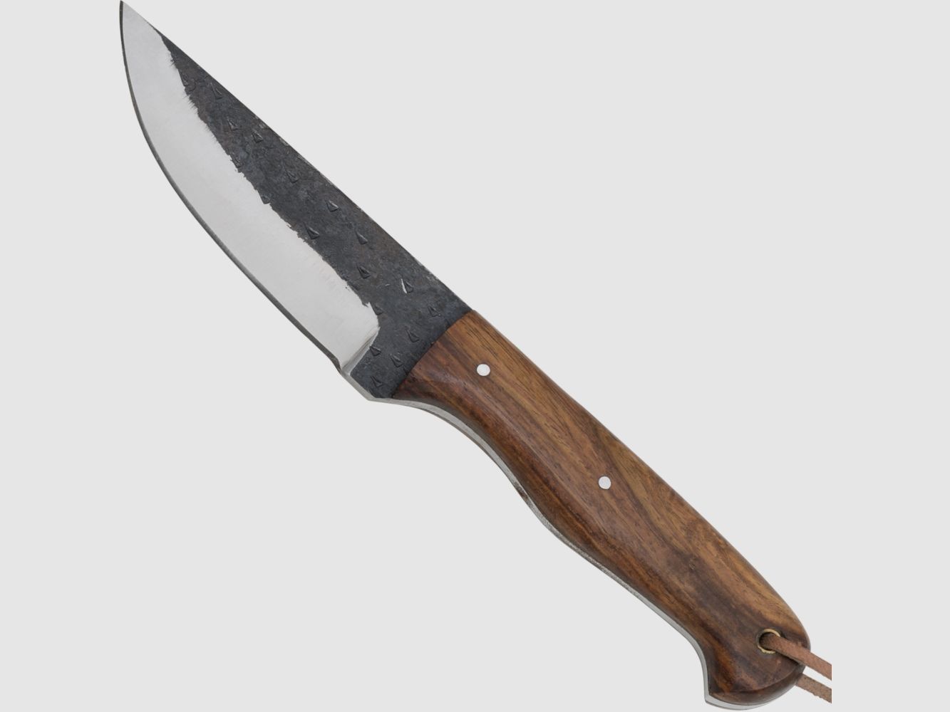 Mittelalter Messer geschmiedet mit Lederscheide