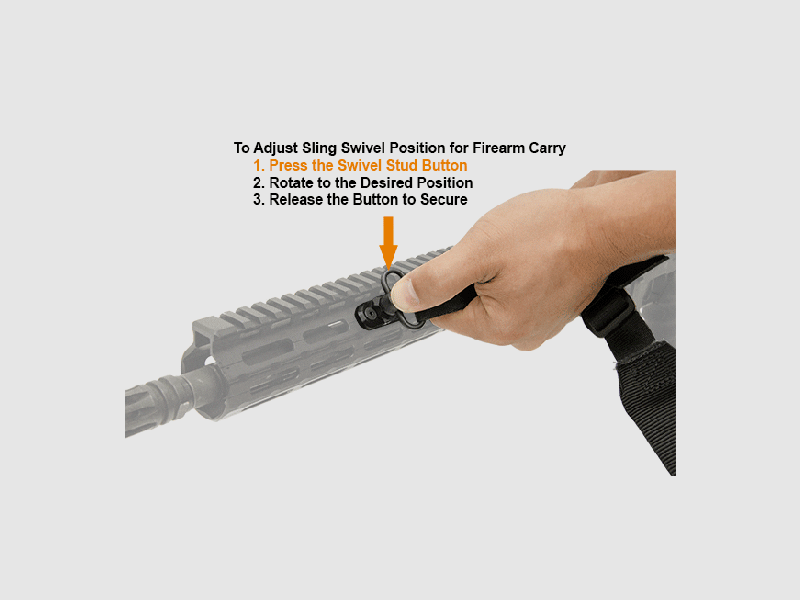 UTG PRO M-LOK QD Sling Swivel Adapter, image 3 of 4