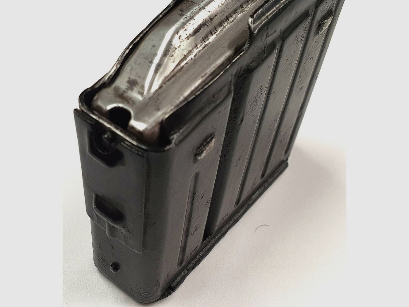 The Yale & Towne Mfg.& Co., Velbert/Rheinland, Heidestr.71 Seltenes Magazin für Gewehr 43 / Karabiner 43, G43 / K43 "awj"