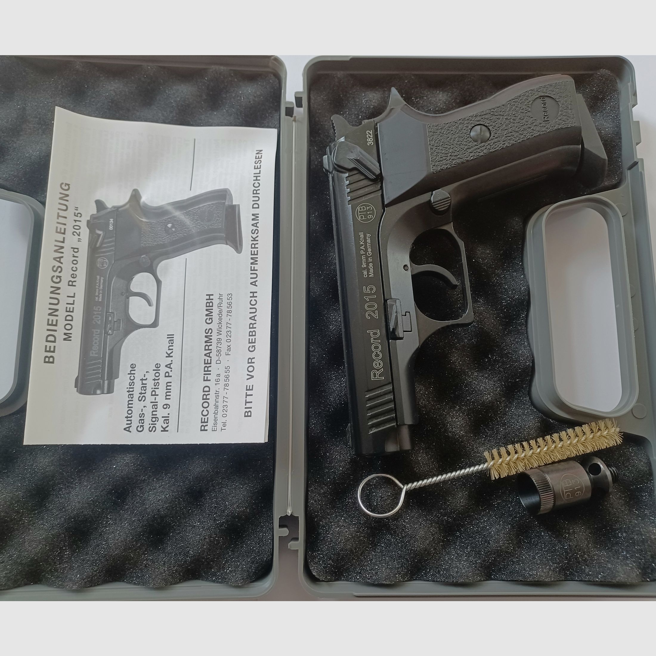 Record 2015 cal. 9mm P.A.K.