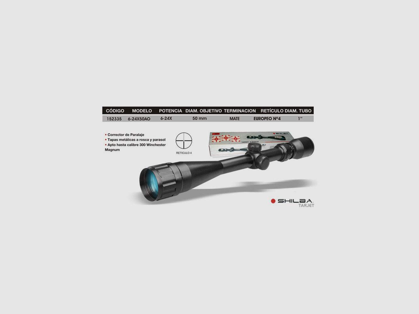 SHILBA 6-24X50 AO TARGET, Bild 2 von 3