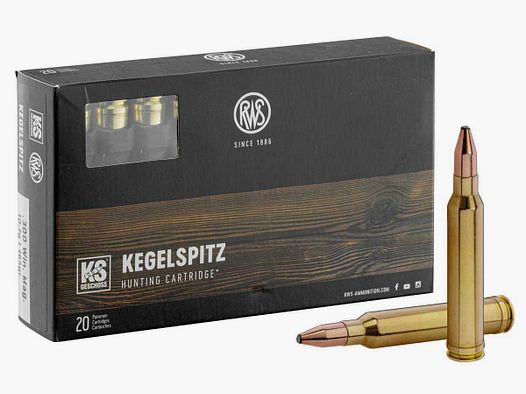 RWS .300 Win Mag Double noyau DK 165 gr / 10.7 g - DK 165 gr / 10.7 g