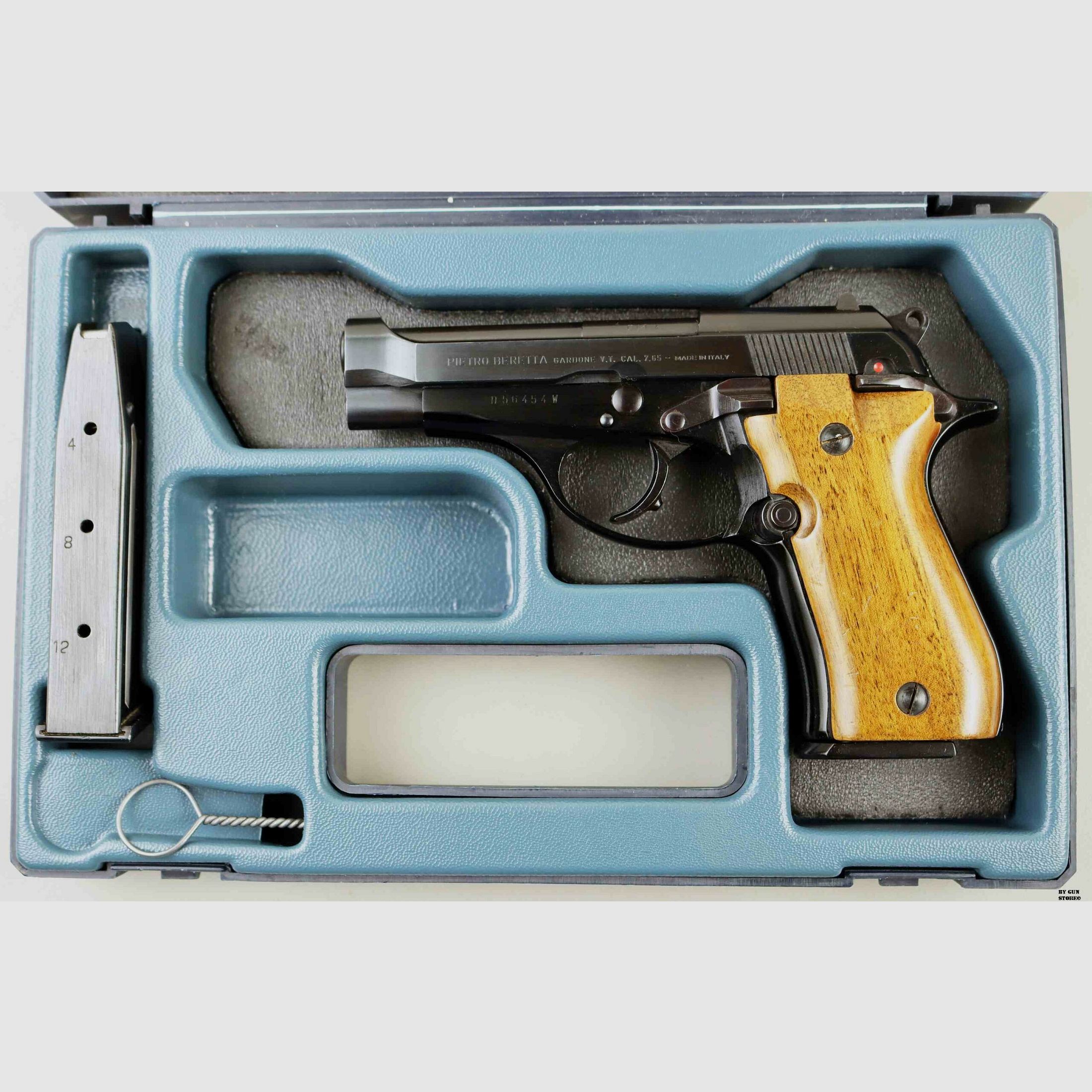 Pistola Beretta mod. 81 cal. 7,65 mm matr. D56454W, immagine 9 di 11