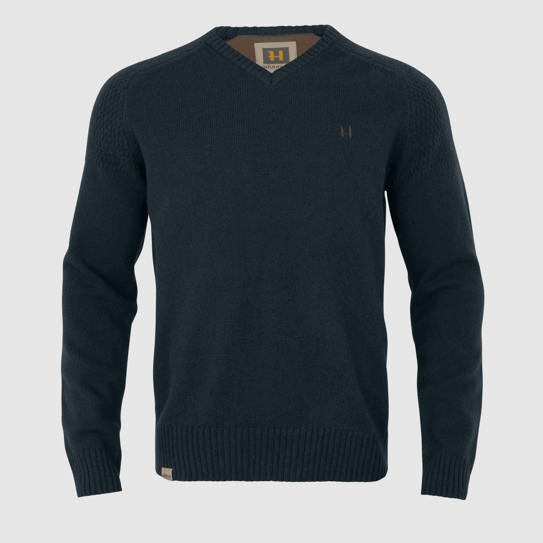 Härkila Vincent Merino V-Neck Sweater Men Dark Navy XL