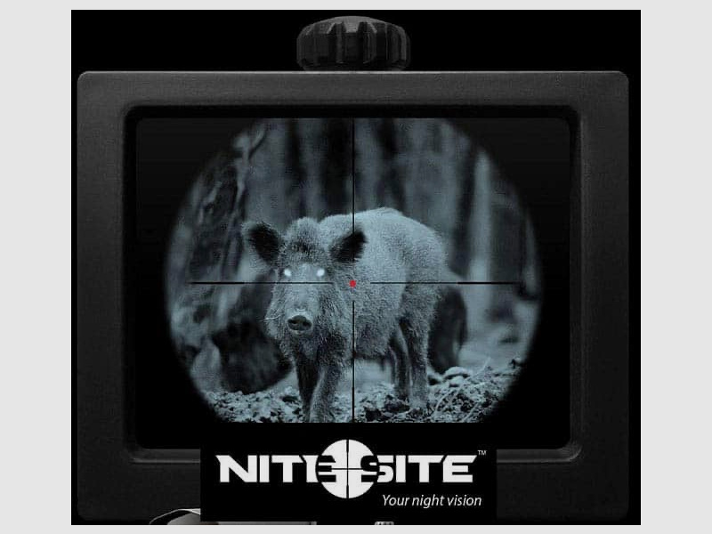 NiteSite RTEK Wolf Spotter Nachtsichtgerät mit IR Videokamera für Zielfernrohre