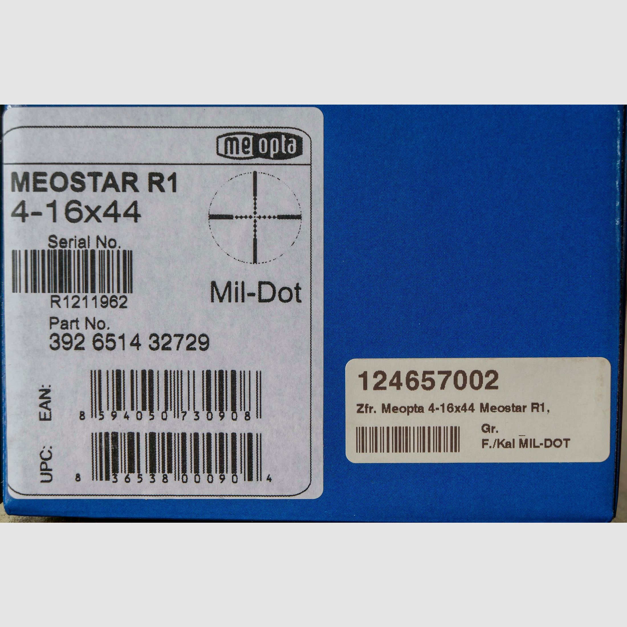 Meopta Meostar R1 4-16x44 MIL-DOT OVP