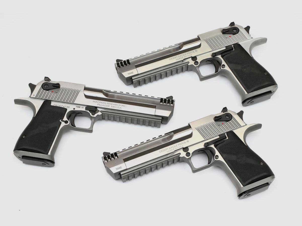 Magnum Research Desert Eagle Acier Inoxydable 50AE, image 1 sur 10