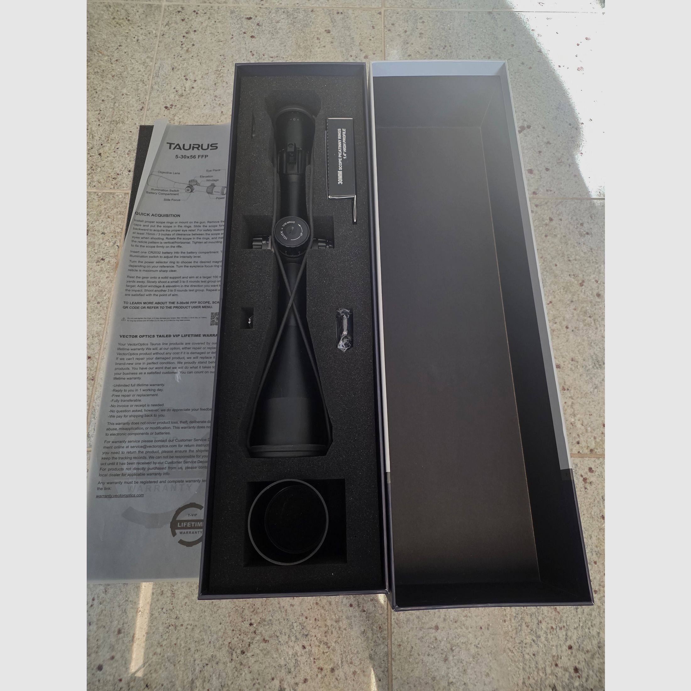 Visie Vector Optics SCFF-66 Taurus 5-30x56 GenII MIL