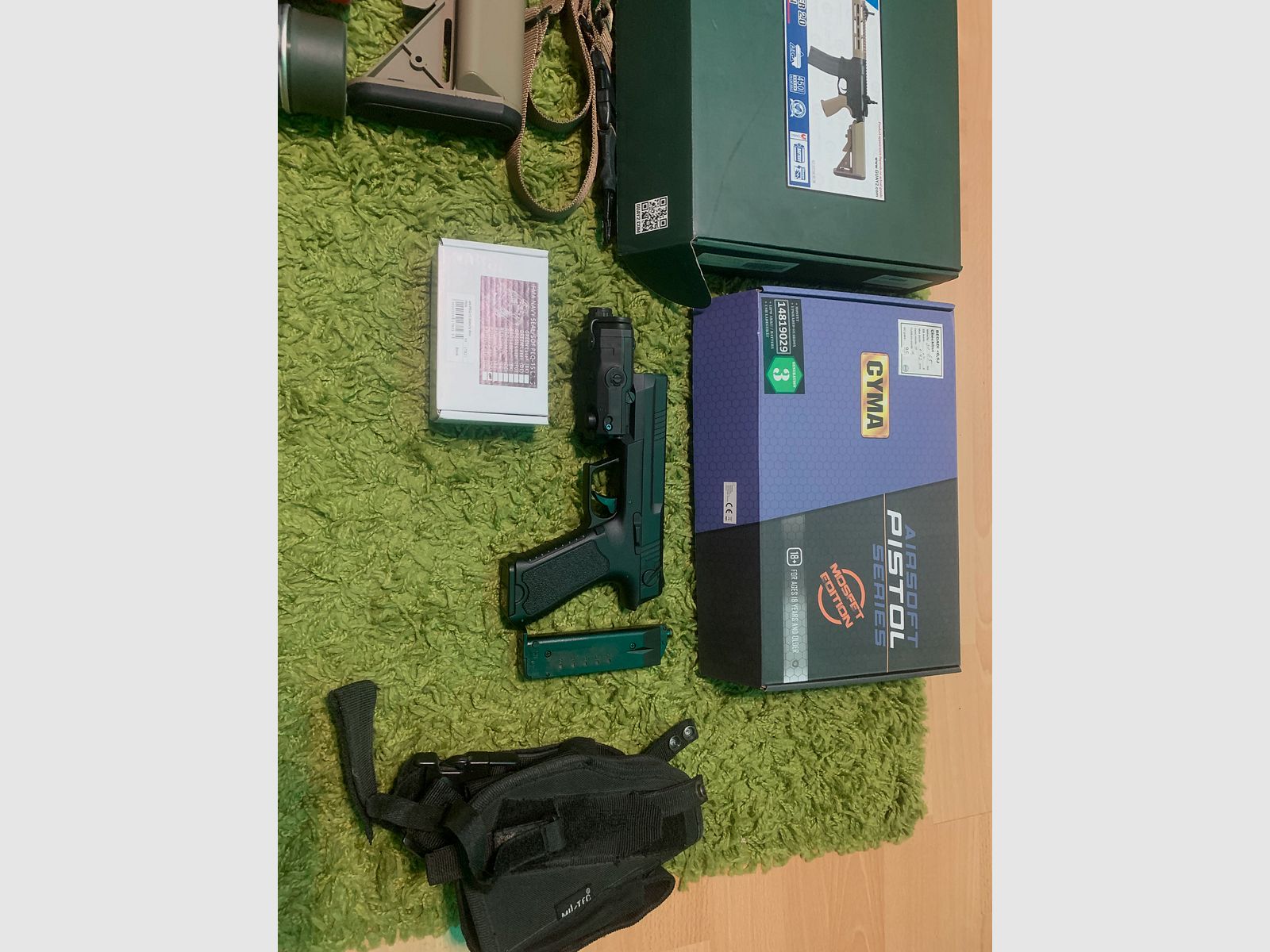 G&G CM16 Raider 2.0 - Desert Tan - Jak nowy (S-AEG, >0,5J)