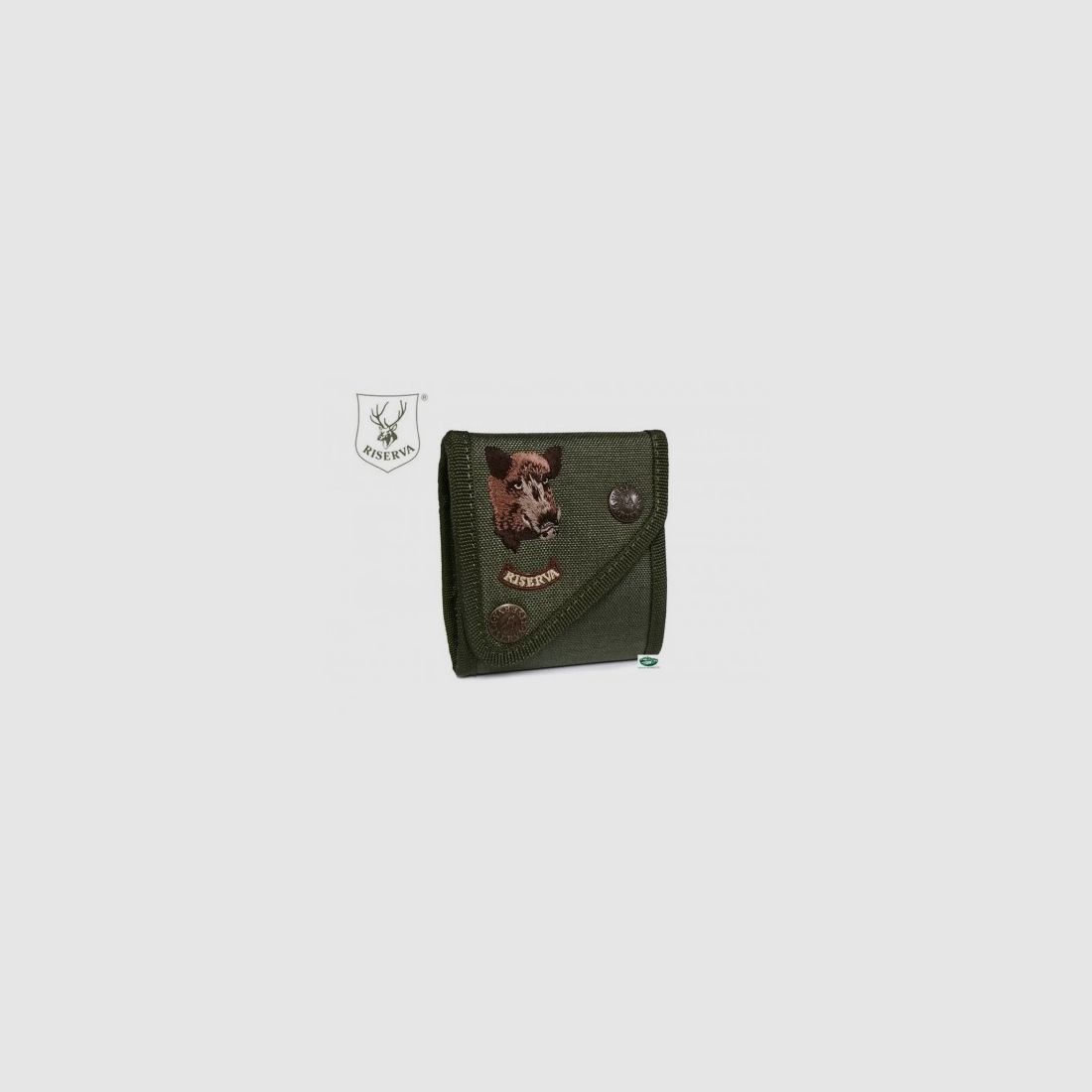 RISERVA Gürtelmunitionsträger für Büchse mit Wildschwein-Stickerei R9011CIN