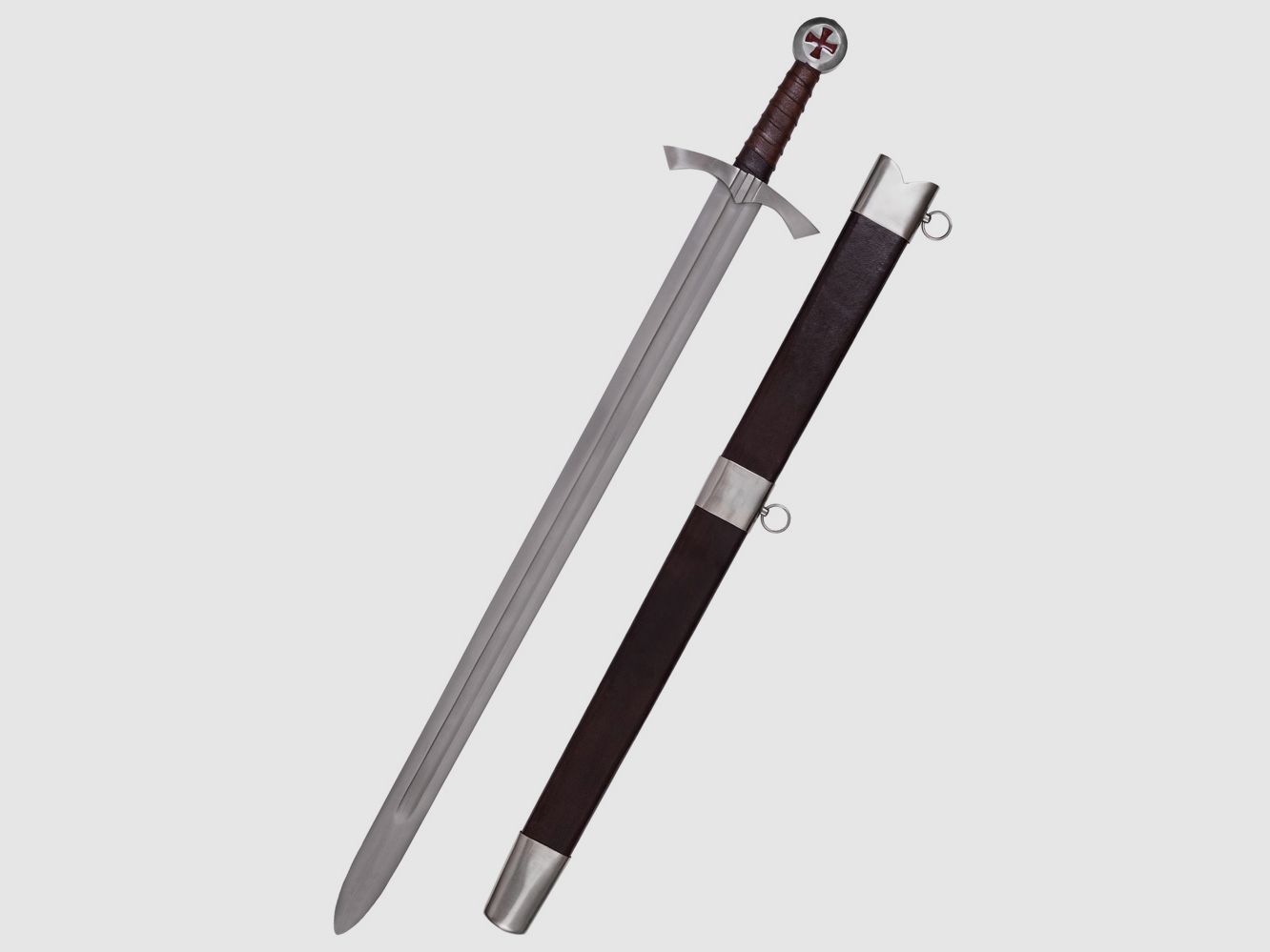 Scottish Templar sword with scabbard