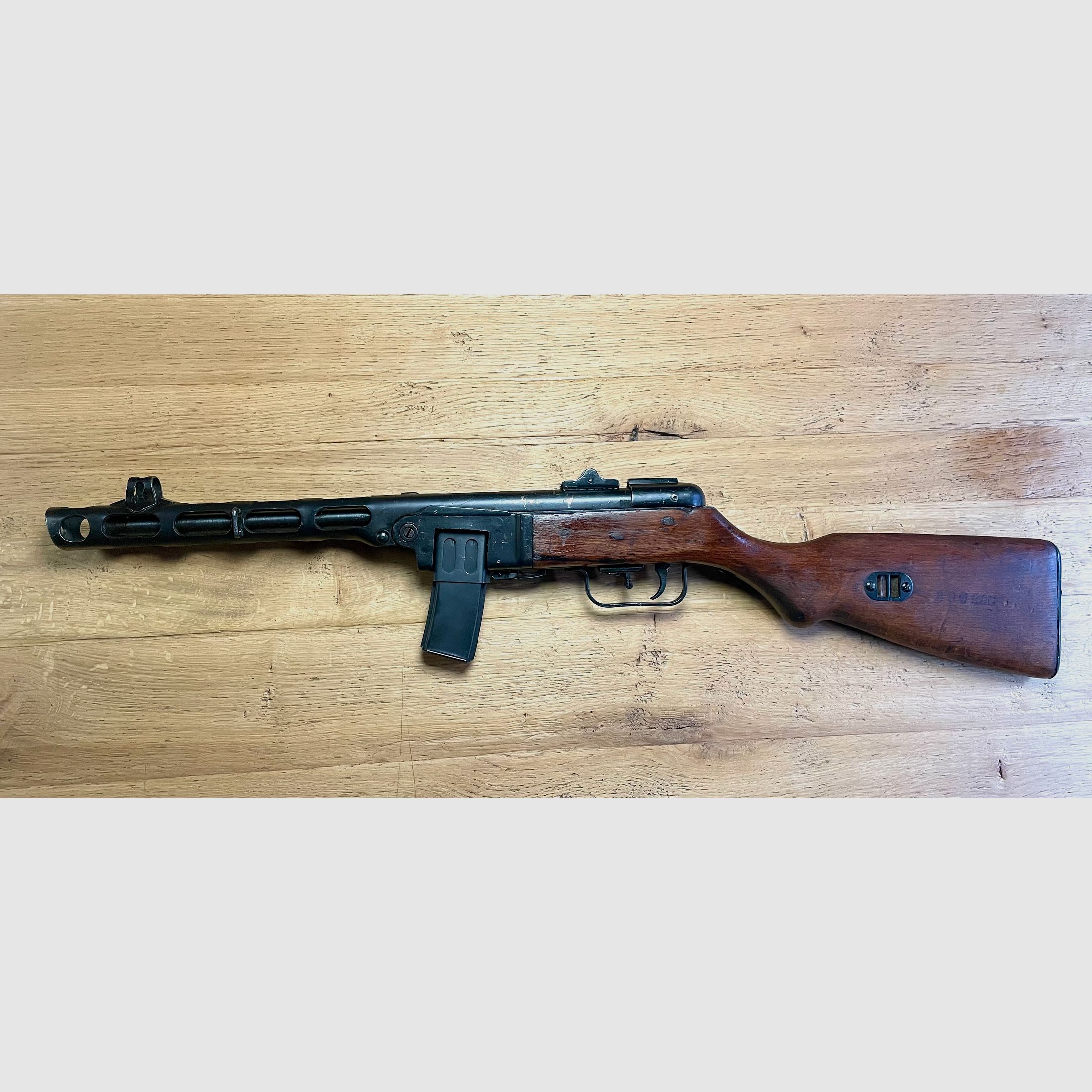 PPSch41 /  PPSH41 umgebaut auf halbautom. Büchse 7,62x25mmTT sportlich zugelassen