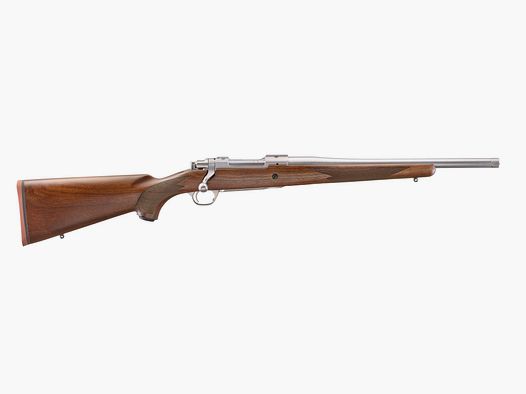 RUGER HAWKEYE® HUNTER .308 WIN 16.6"/42.2CM 5/8"-24 STAINLESS AMERICAN WALNUT