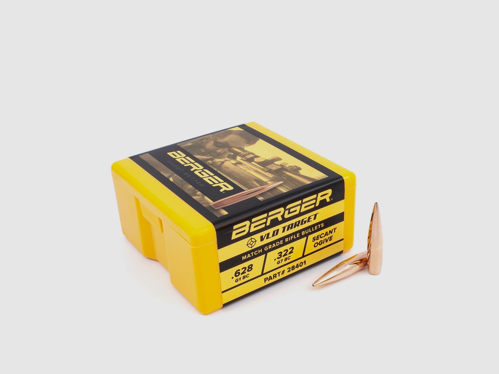 Berger Kogel 7mm/.284 VLD Target 168GR 100 Stuks