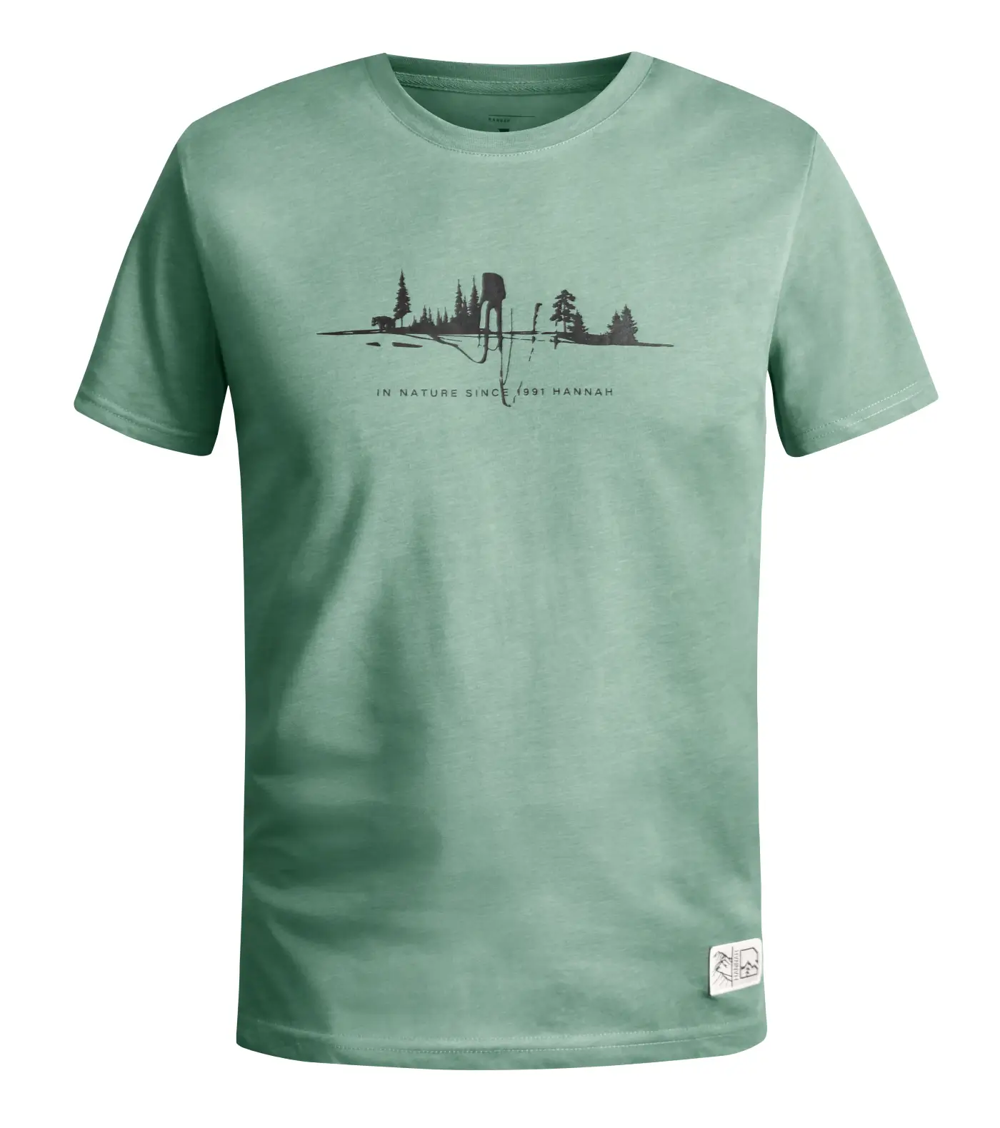 Hannah T-Shirt Grem Green Mel, Bild 1 von 3