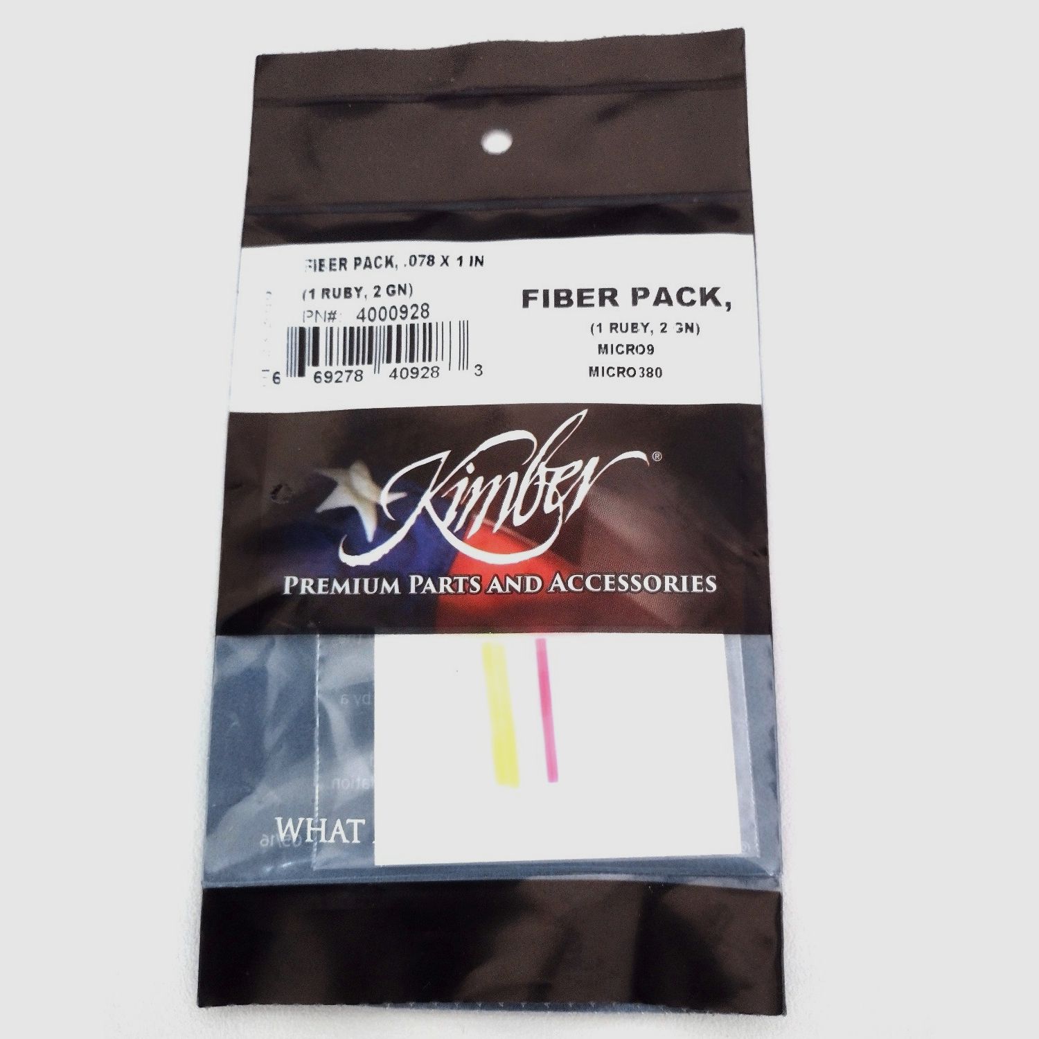 3 aste di ricambio Fiber Dia 1,98mm