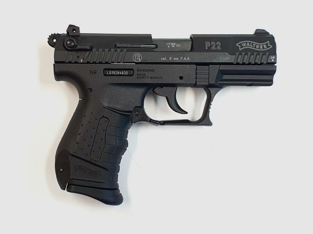UMAREX Walther P22 Classic Schwarz Kal. 9mm P.A.K. - gebraucht