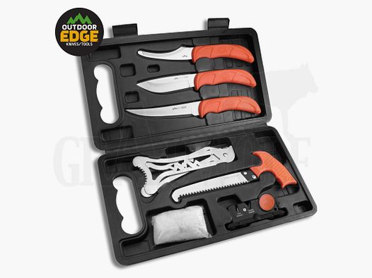 Outdoor Edge Jäger Pak Aufbrech- und Zerwirkset 8-teilig im Koffer