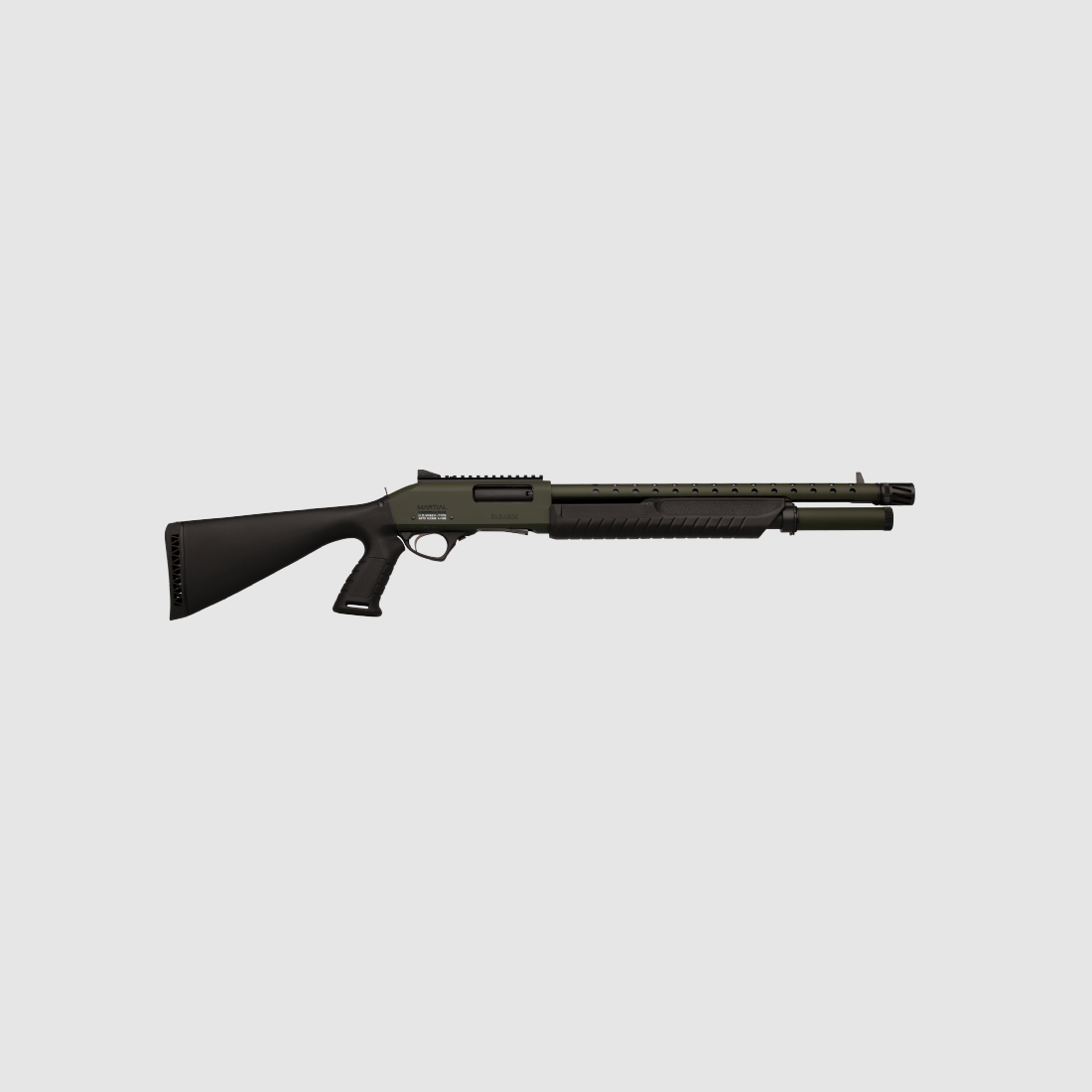 Pump-action shotgun Fabarm Martial O.D.Green 20", image 2 of 2