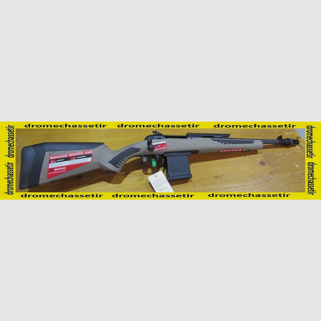 Repetierbüchse Savage 110 Scout .308 Win, 10 Schuss, FDE