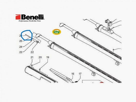 BENELLI Auswerferfeder Super Black Eagle - 046M