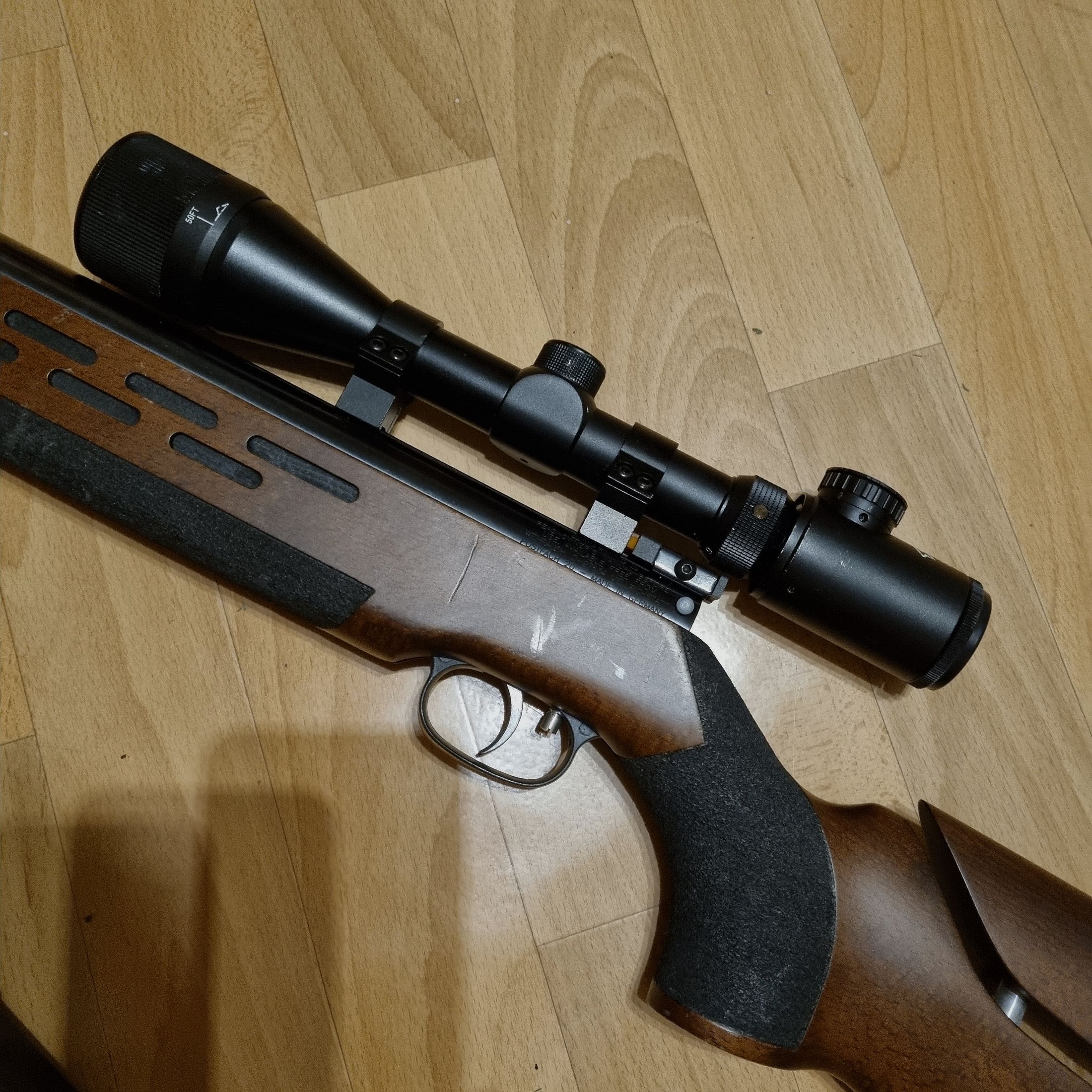 Incenso HW 98 Field Target calcio speciale rivestimento della canna filettatura della canna calibro 4,5 mm con ZF Walther 3-9x40