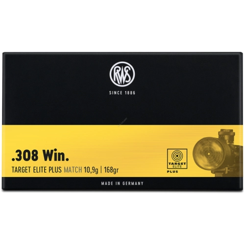 Munizioni RWS per carabina BA 13 cal. .308 Win Target Elite Plus 10,0G n. 69 LT