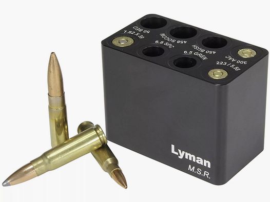 Lyman MSR Ammo Checker / No-Go Gauge pour .223 Rem./6,5 Grendel/6,8 Spec.