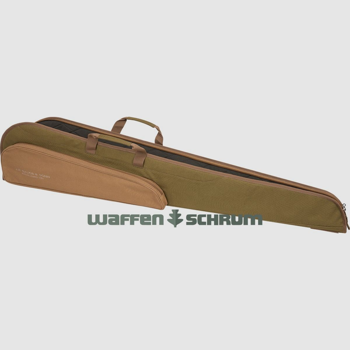 Sauer geweerhoes canvas lang 132cm - sepia 132 x 29 x 8 cm