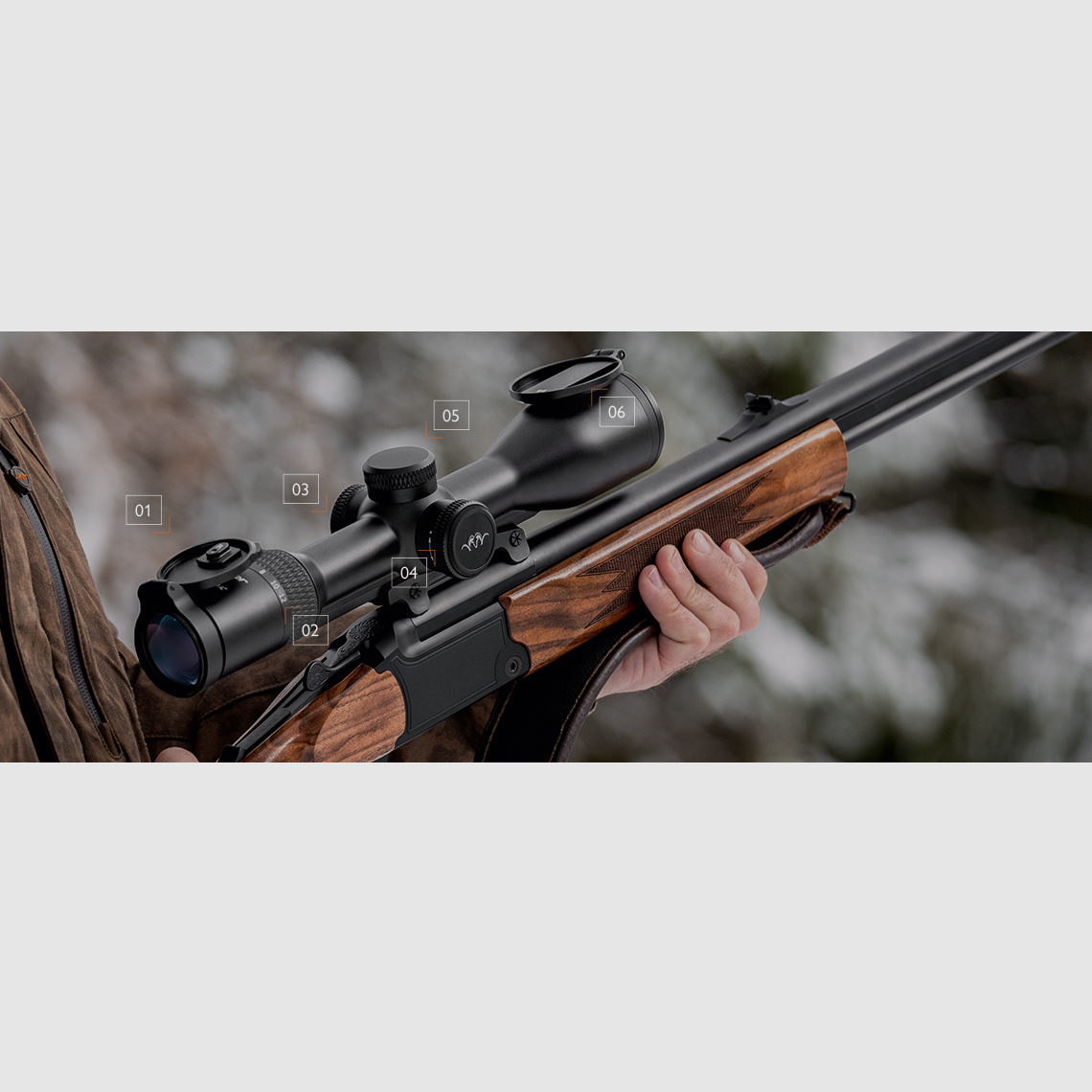 Blaser Flip Cover Objektiv für B2 2,5-15x56