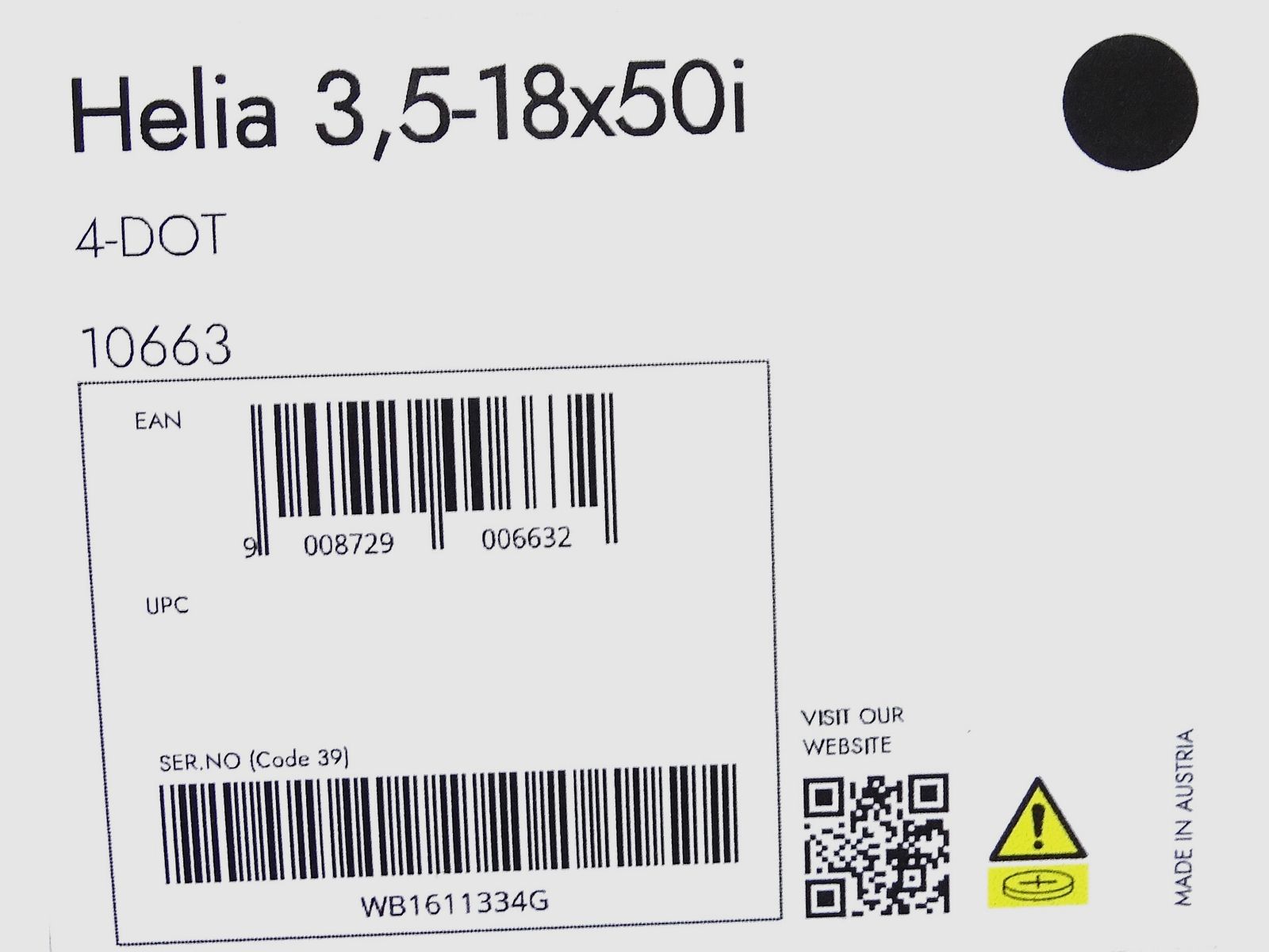 Kahles Helia 3,5-18x50i NEUF, image 4 sur 4