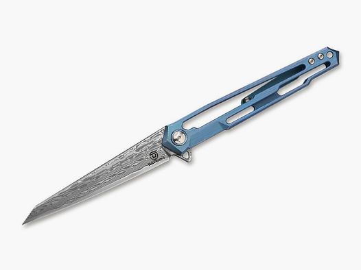 Taschenmesser Peregrine Blue Damastmesser