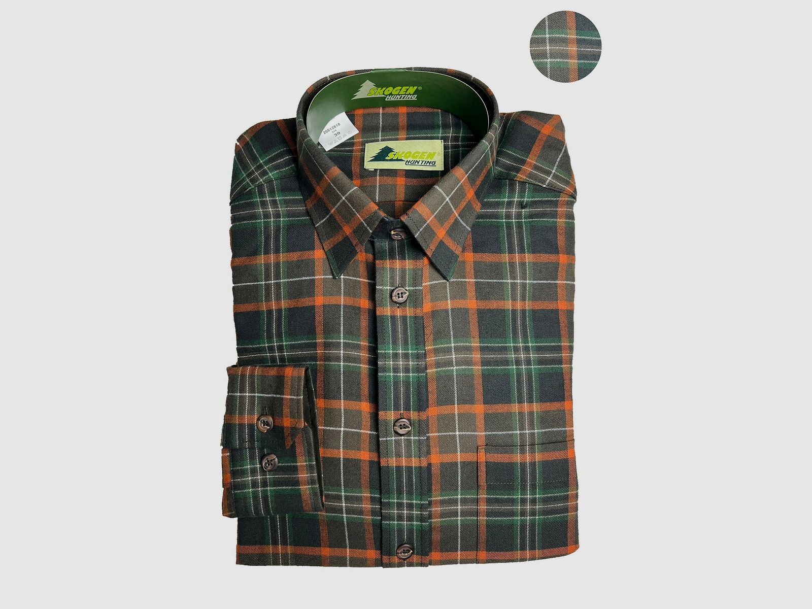 SKOGEN HERRENHEMD FLANELL