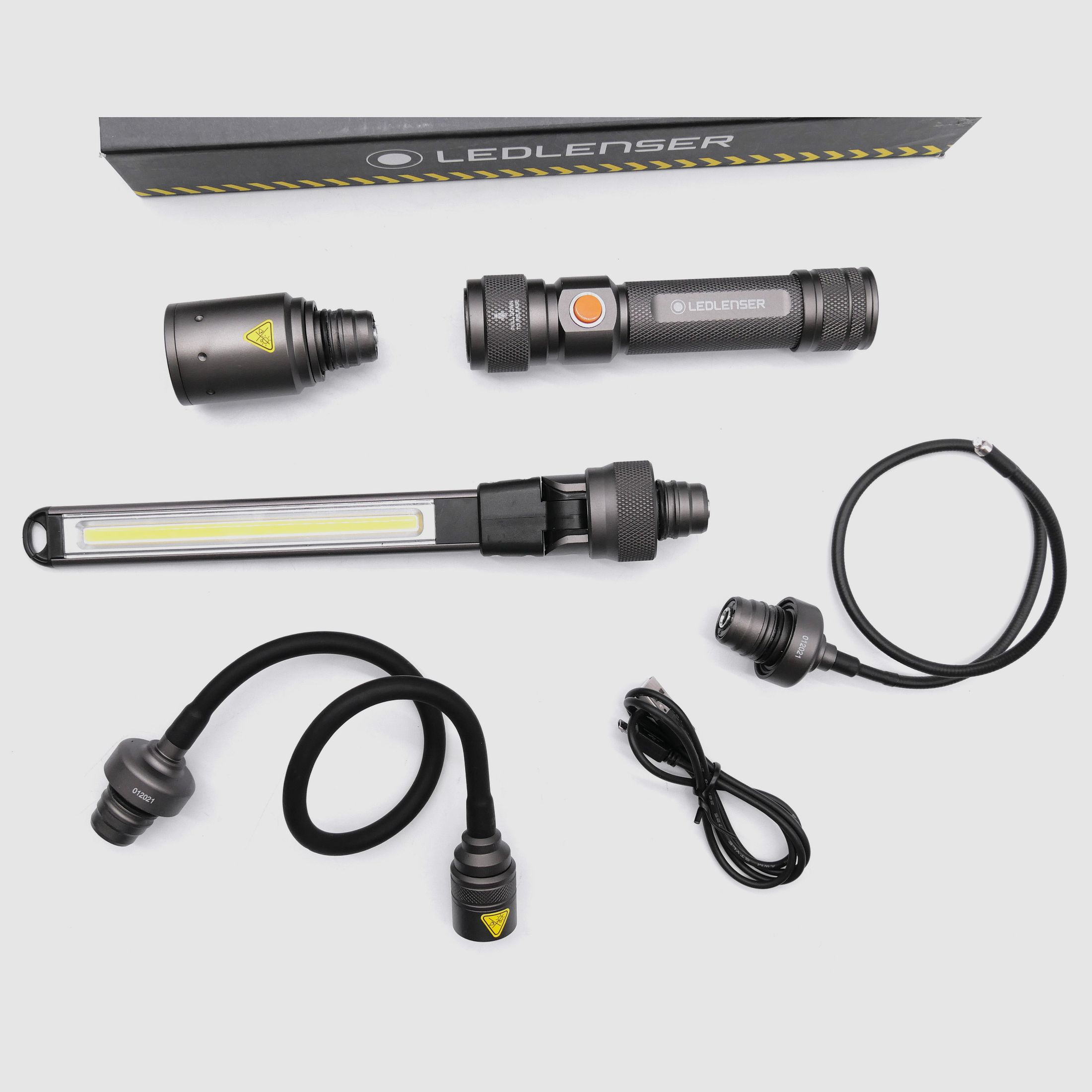 Ledlenser 202136 Workers Friend Taschenlampe flex Montagelampe Inspektionslampe