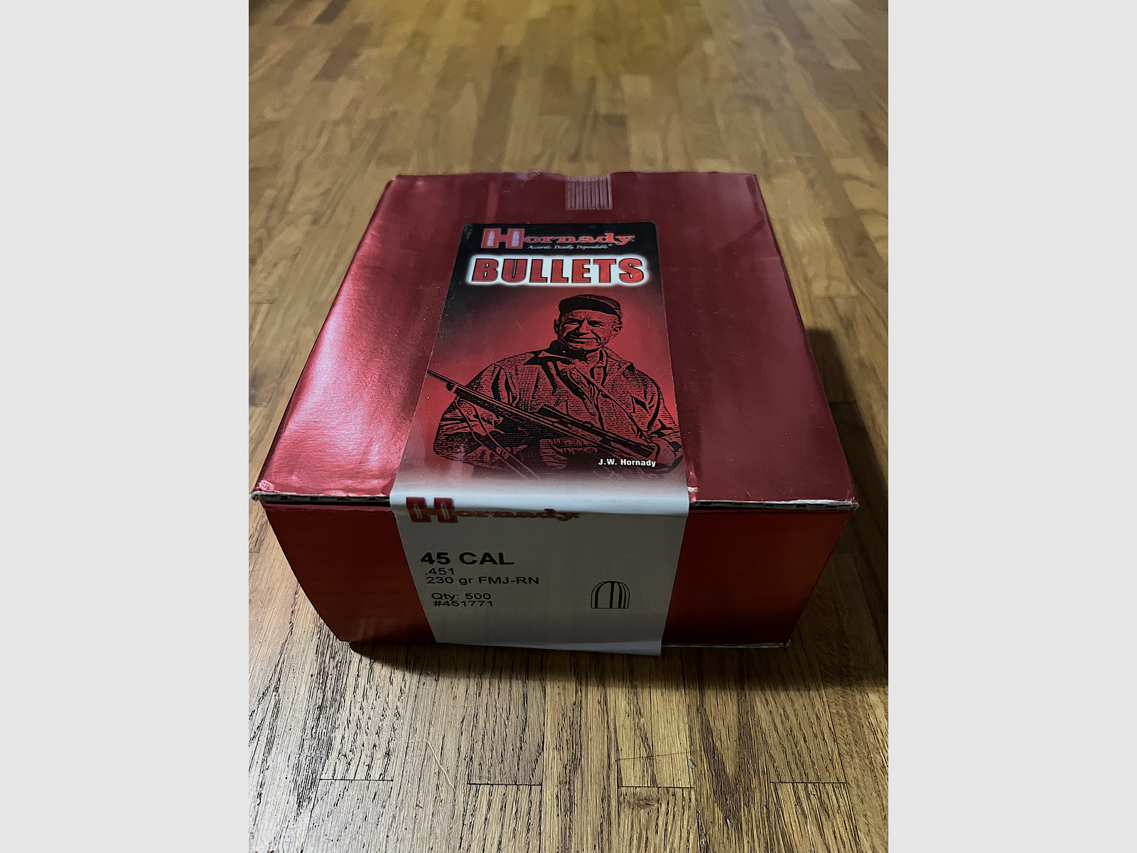 Hornady Geschosse 500 Stück 45 ACP 230 grn FMJ RN