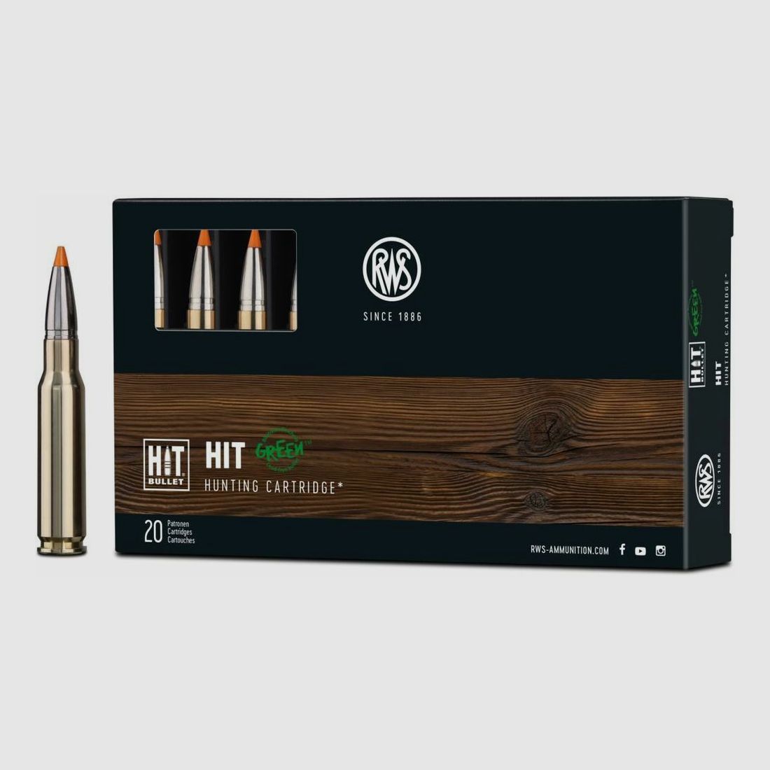 RWS HIT GREEN 10,7g/165grs - 20er