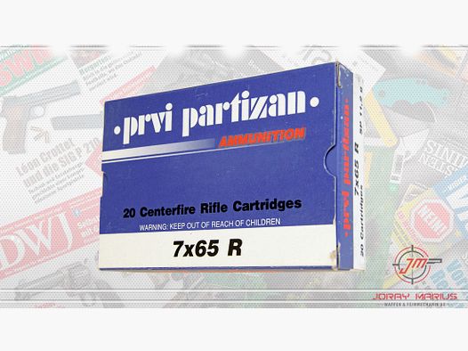 7x65R PRVI Partizan 11.2g 173gr SP