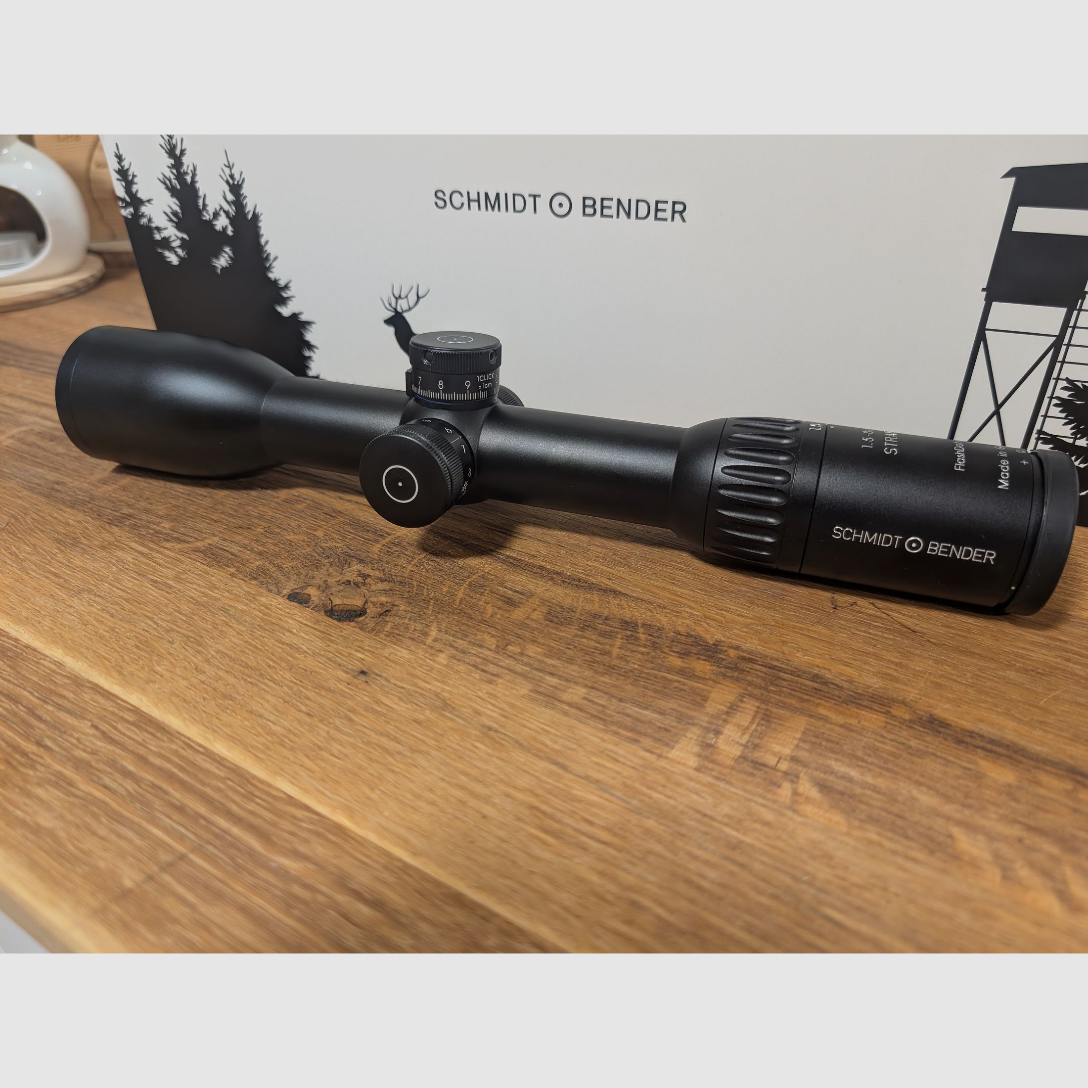 S&B Schmidt und Bender scope Stratos 1.5-8x42 with ASV