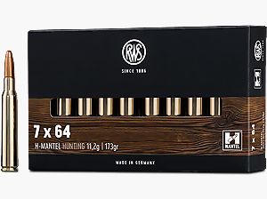 RWS 7x64 H-mantel 11,2g 173gr
