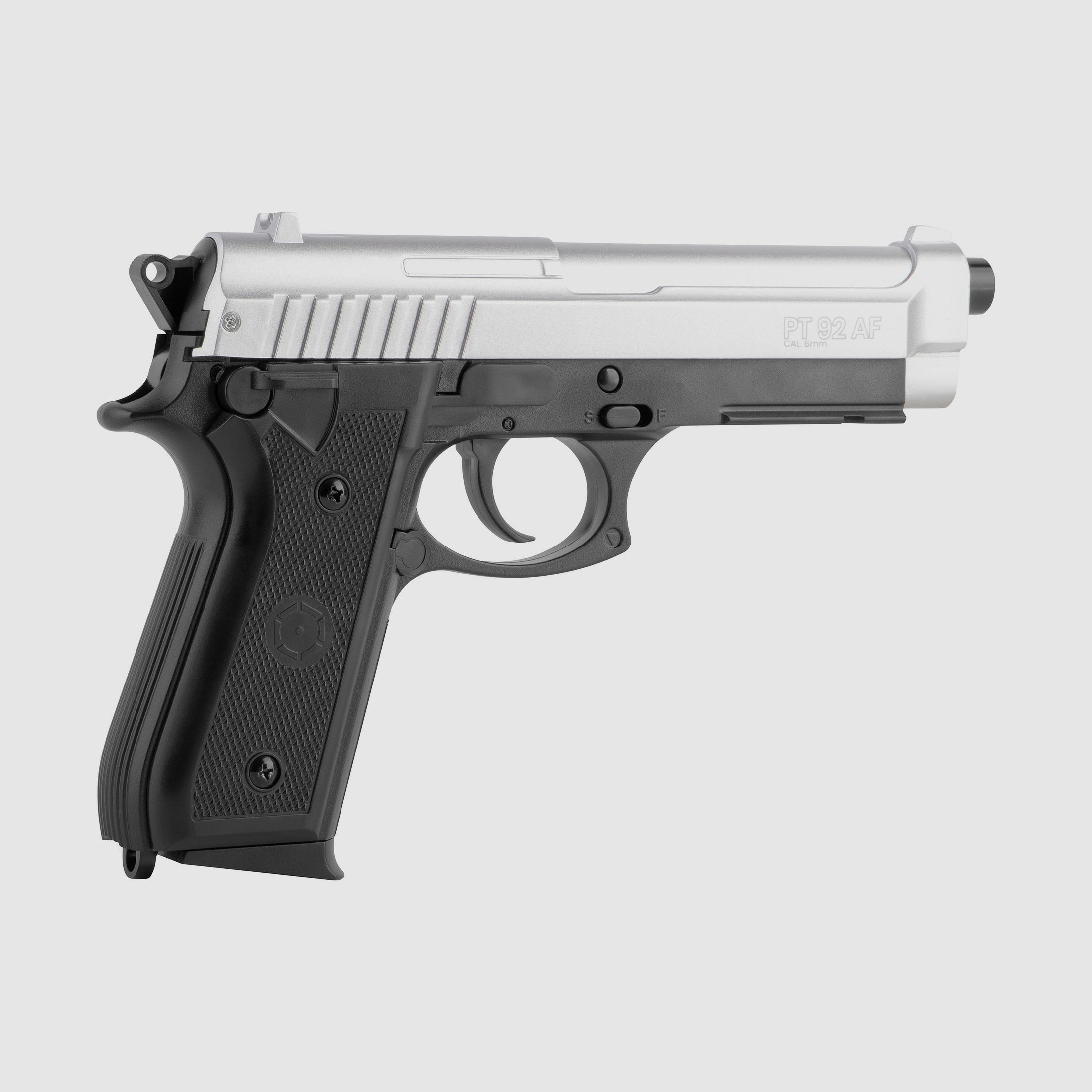 Cybergun PT92 H.P.A. Argent/Noir 6mm - Airsoft à ressort