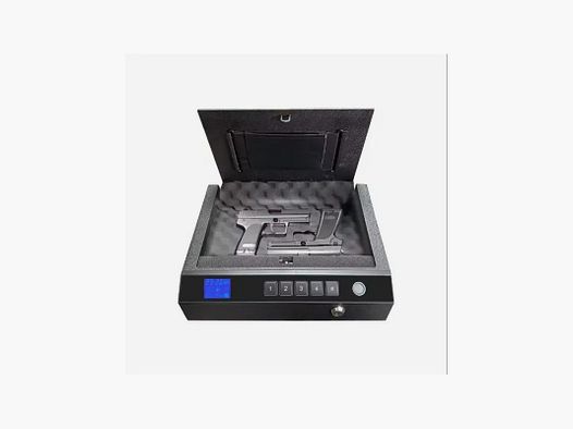 CASSAFORTE PORTA PISTOLA CON COMBINAZIONE E FINGERPRINT