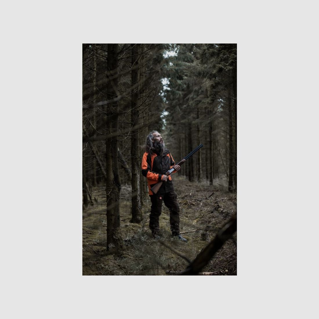 Northern Hunting Herren Drückjagdjacke Thor Gunnar Grün-Orange