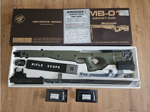 Well MB01 L96 Softair Snipergewehr NEU 6mm BB