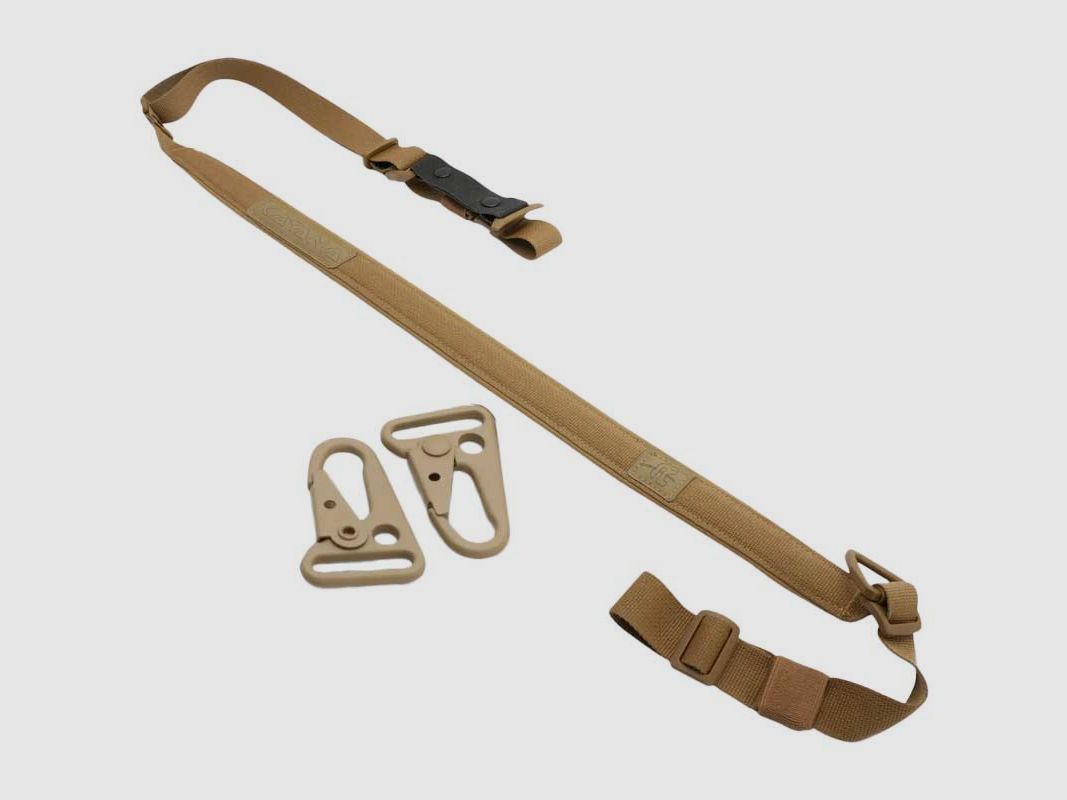 Pas nośny do broni RAGNAROK KATANA - karabińczyki HK - Coyote Brown, zdjęcie 1 z 2