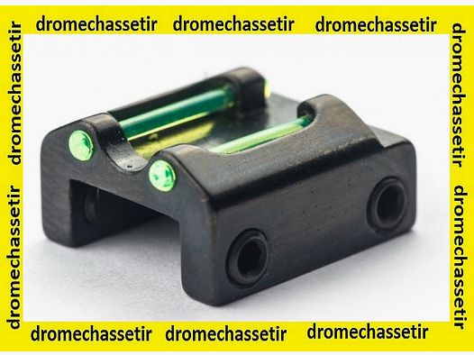 Celownik do zamocowania na 8mm wentylowanej żebrowanej z 2 fluorescencyjnymi zielonymi włóknami