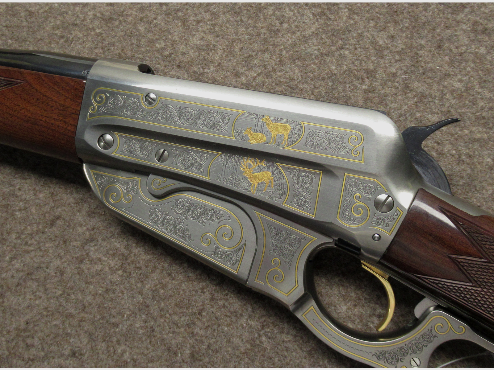 AB-18 Winchester Unterhebelrepetierbüchse Mod. 1895 Limited Edition High Grade Kal. 30-06, Bild 4 von 5