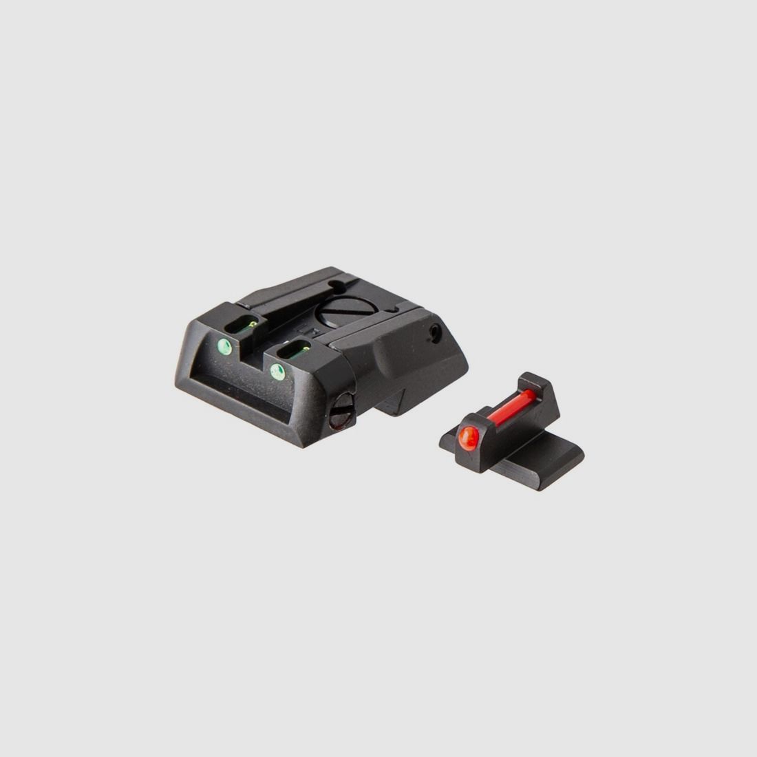 L.P.A. FIBER OPTIC ADJUSTABLE SIGHT SET, NOVAK STYLE, image 1 of 4