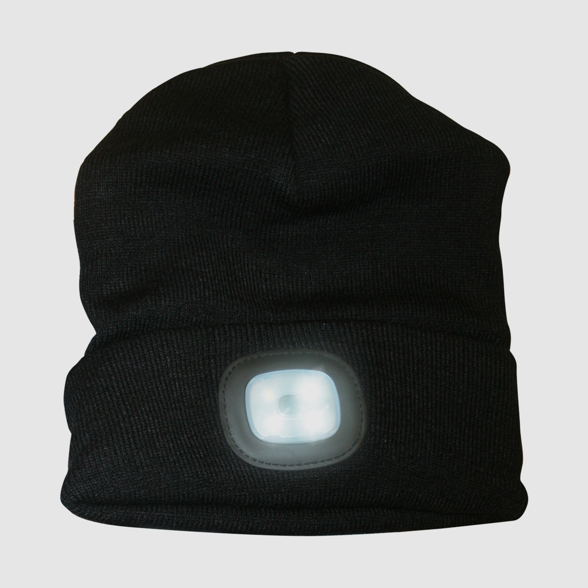 Strickmütze mit LED-Licht