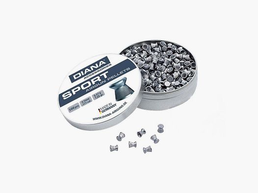 Diana Sport Flat Head Diabolo 4.5mm /0.47g/ribbed/500 pcs