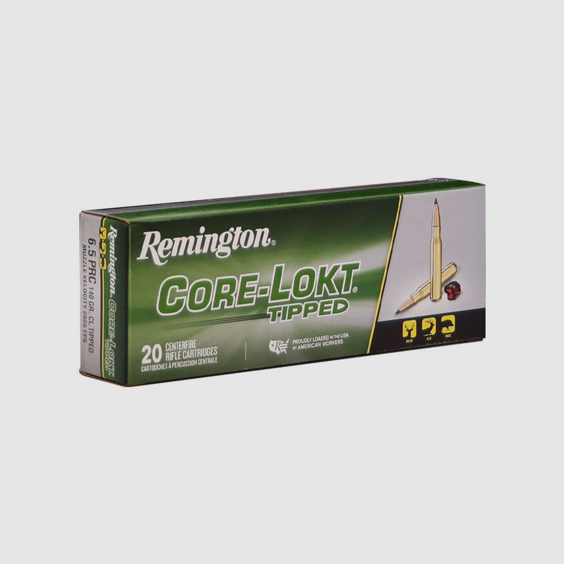 Büchsenmunition REMINGTON Core-Lokt Tipped – 6.5 PRC – 140 grains